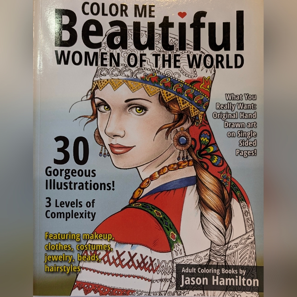 Color Me Beautiful Women Of The World Coloring Book